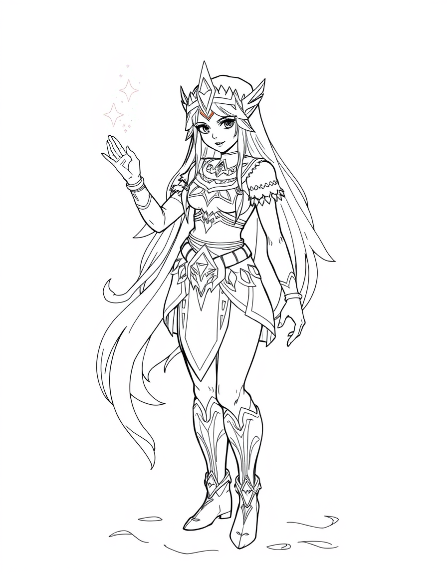 Mipha Using Her Healing Powers