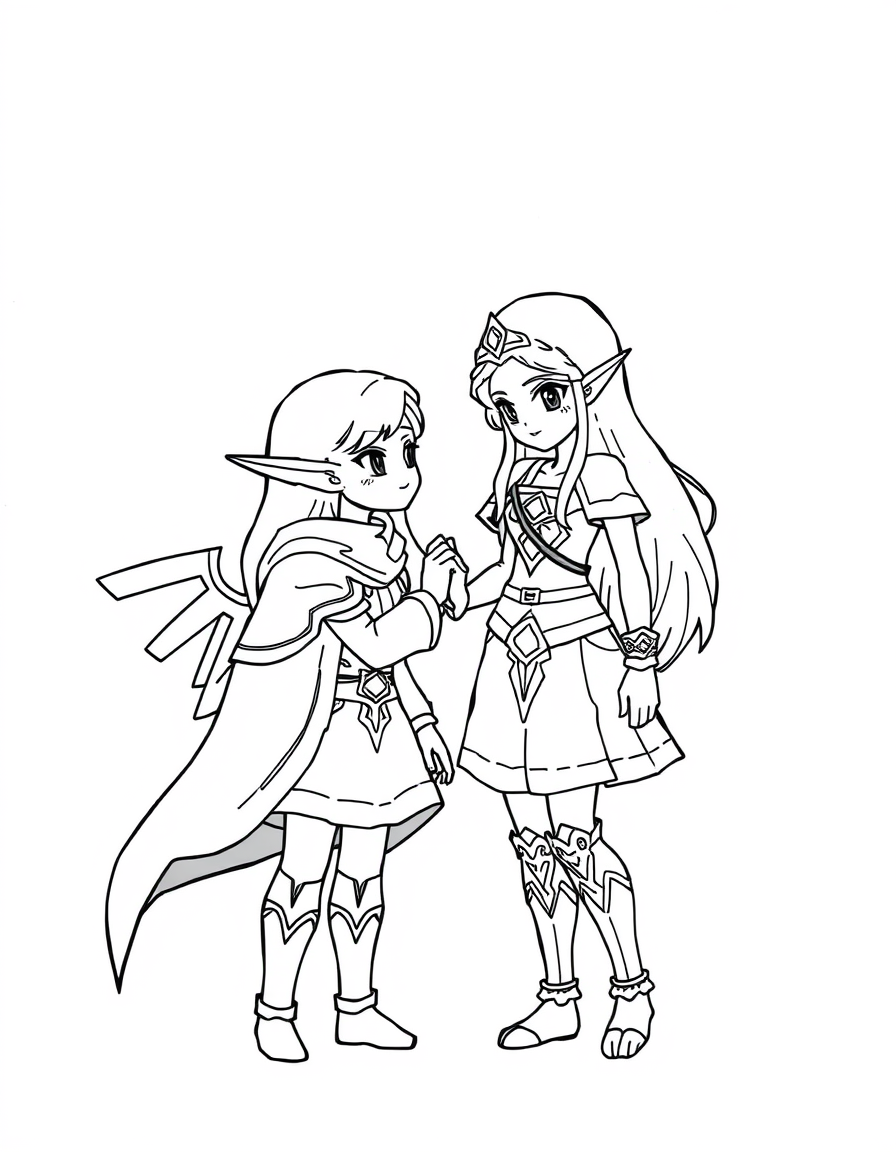 Zelda And Mipha Friendship