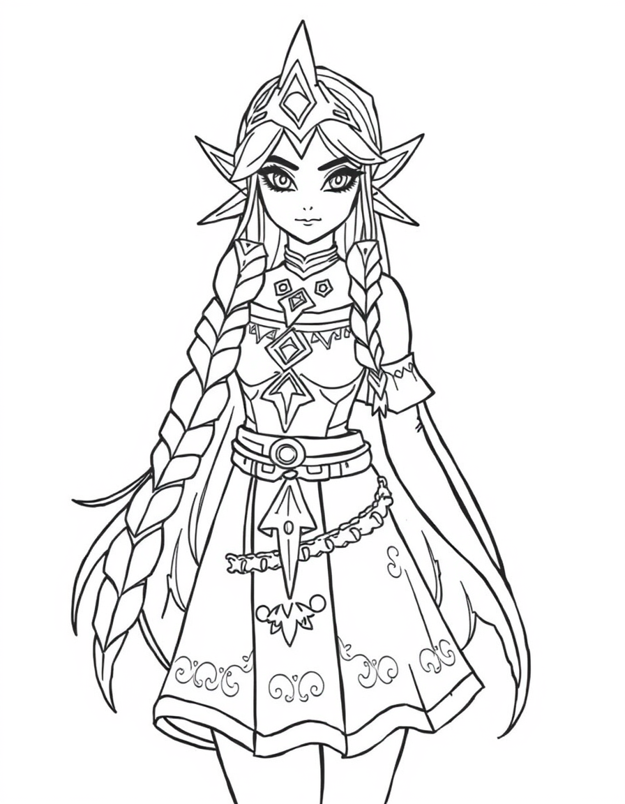 Zora Princess In Traditional Attire
