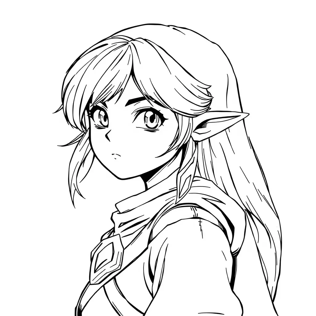 Coloring Pages Of Zelda