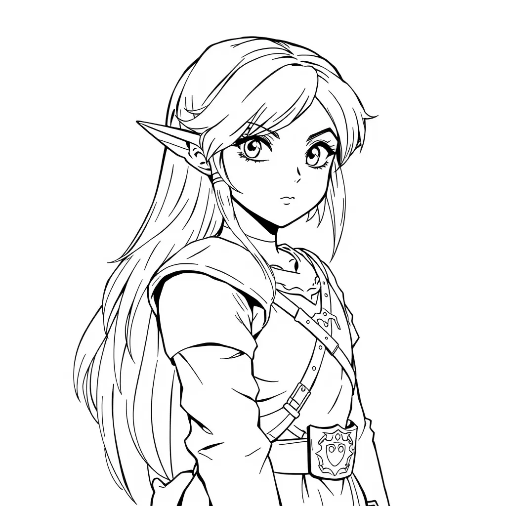 coloring pages zelda