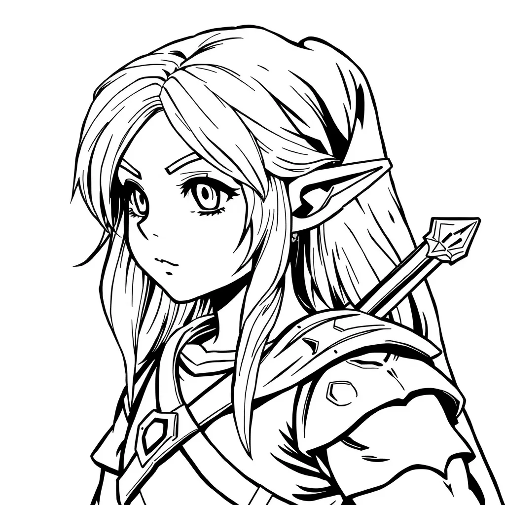 Zelda coloring pages