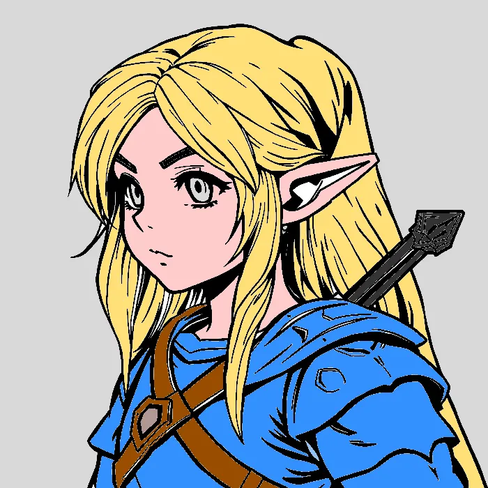 Zelda Colouring Page Online Coloring