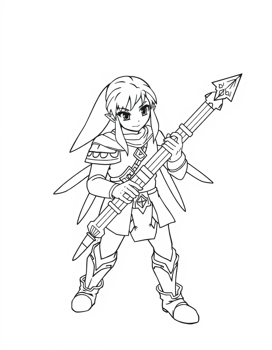 Color The Legendary Ocarina Of Time