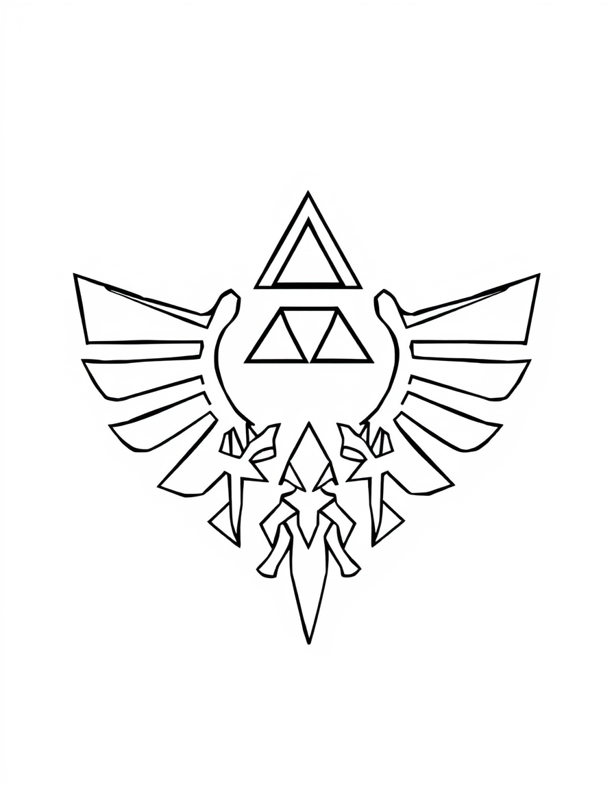 Fill In The Triforce Symbol