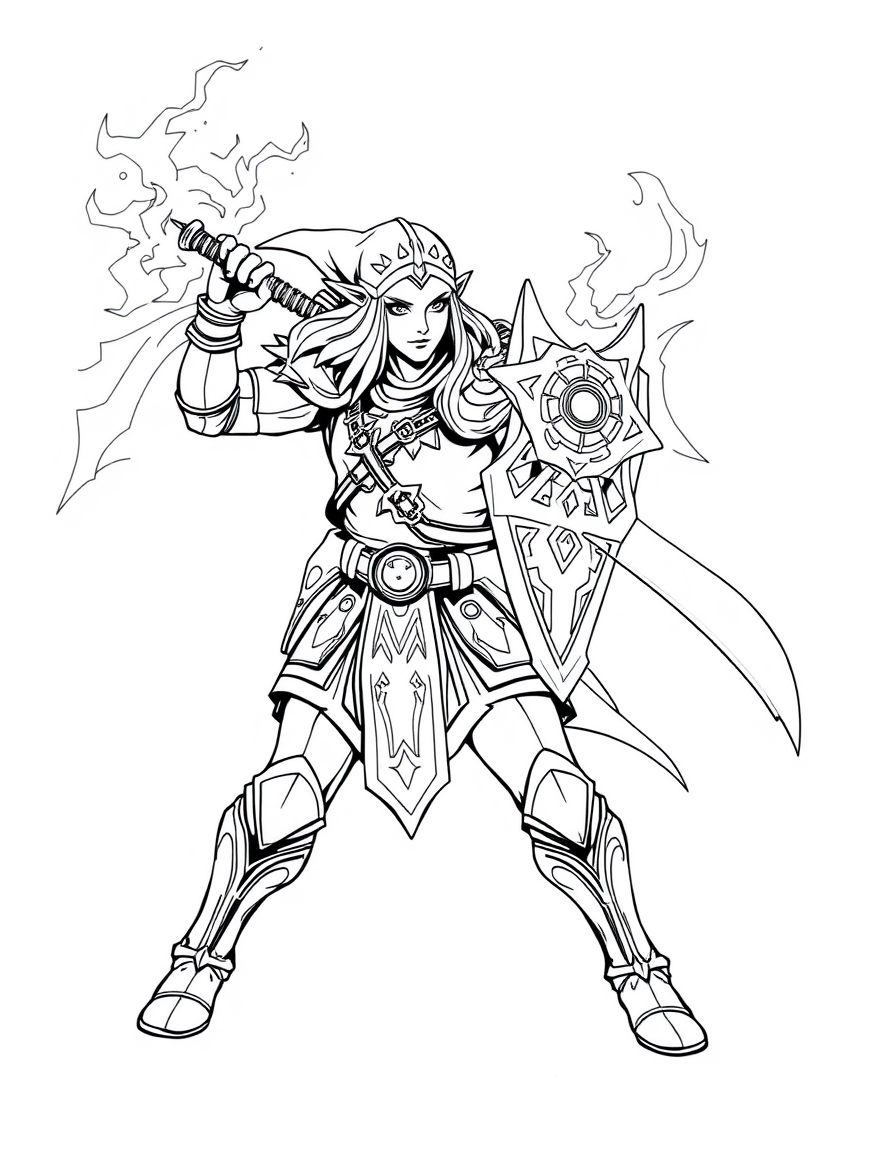 Ganondorf Wielding His Dark Power