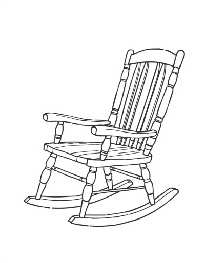 Decorate A Wooden Rocking Chair