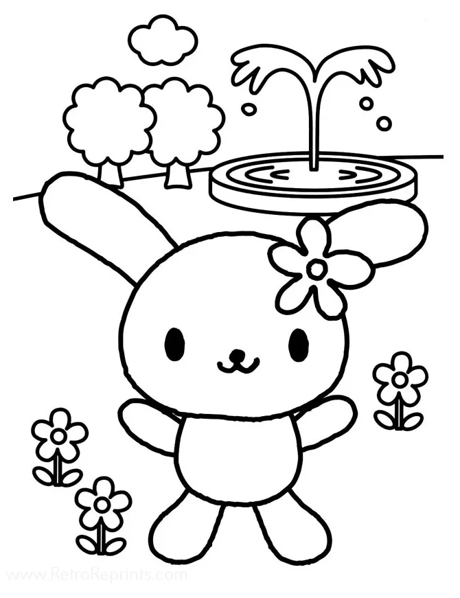 Cinnamoroll coloring Pages For Girls