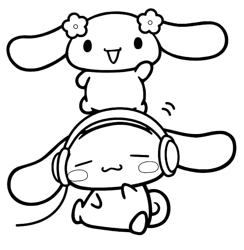 Cinnamoroll Coloring Pages For kids