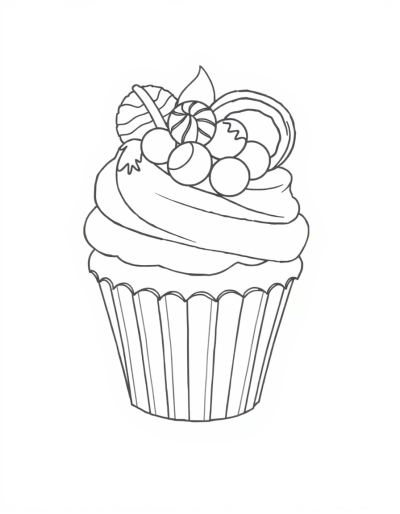 Decorate With Candy And Fruit