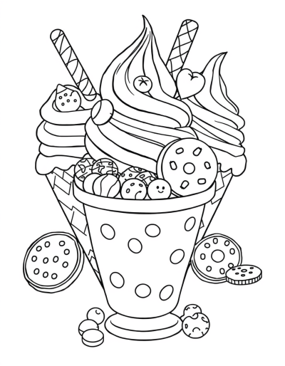 Cookies And Cream Ice Cream With Cookie Chunks