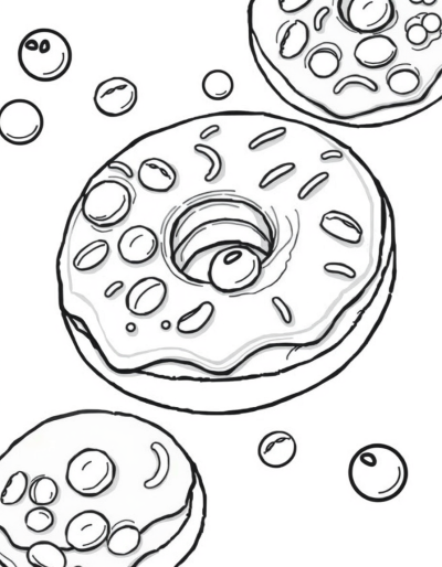 Delicious Treats With Candy Decorations