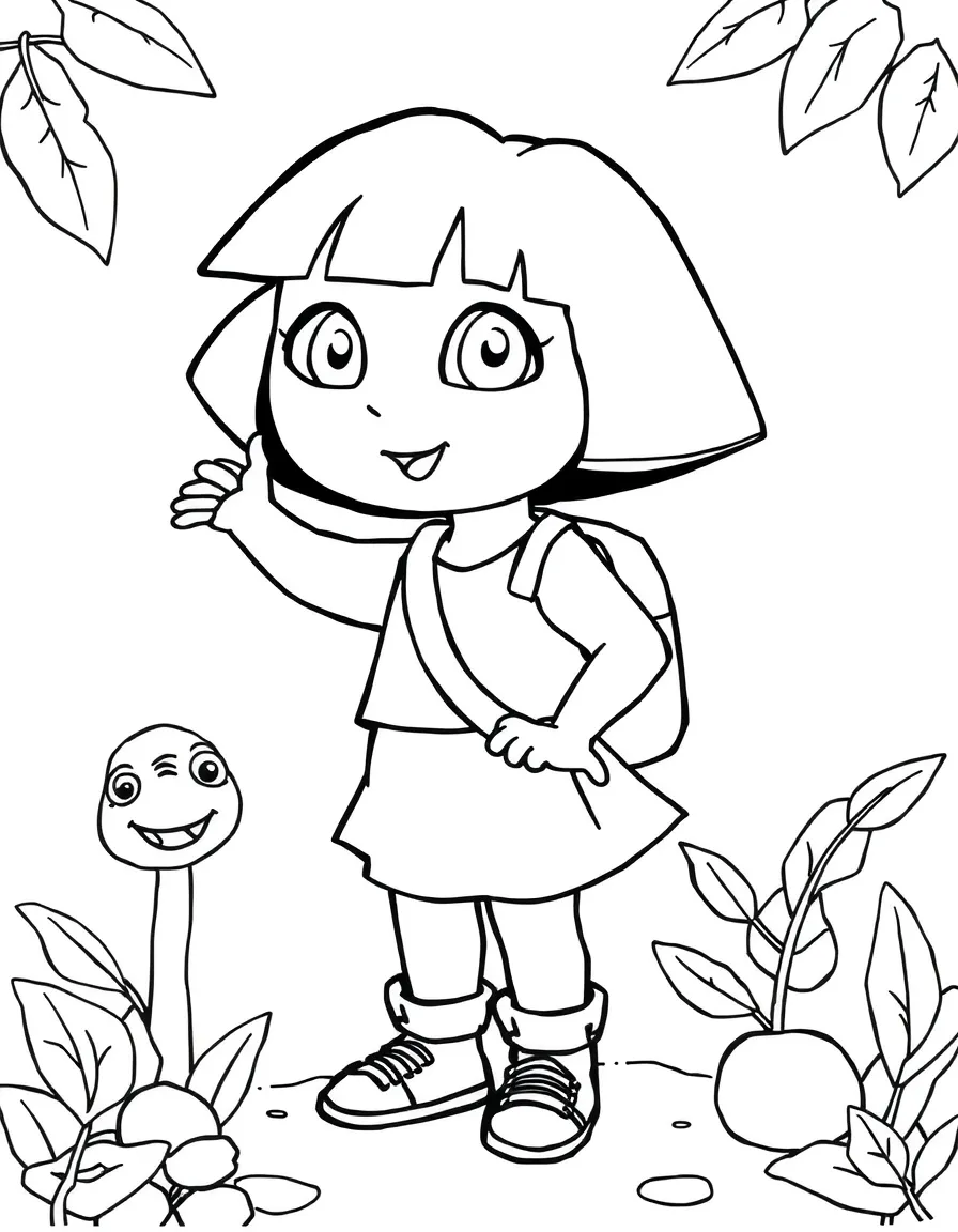 Dora Coloring Page Printable