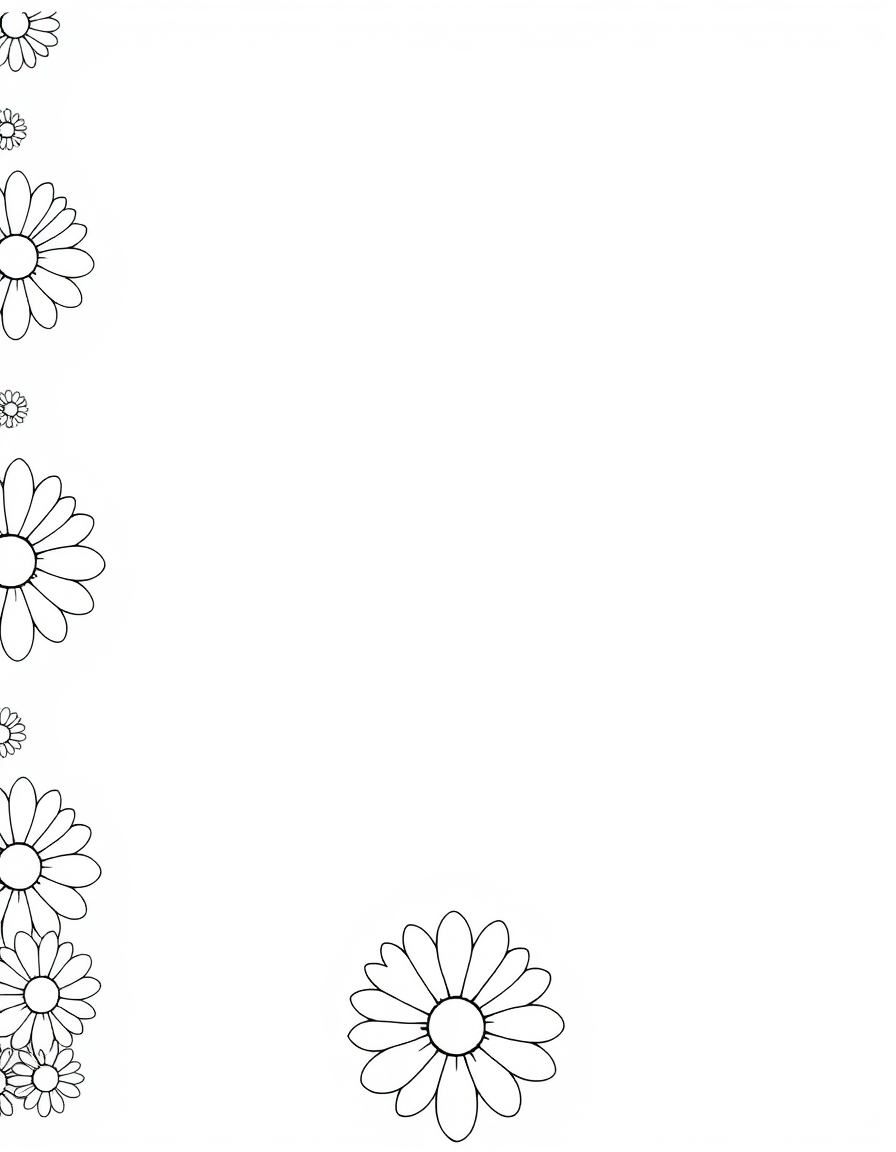 Charming Daisy Chain Border