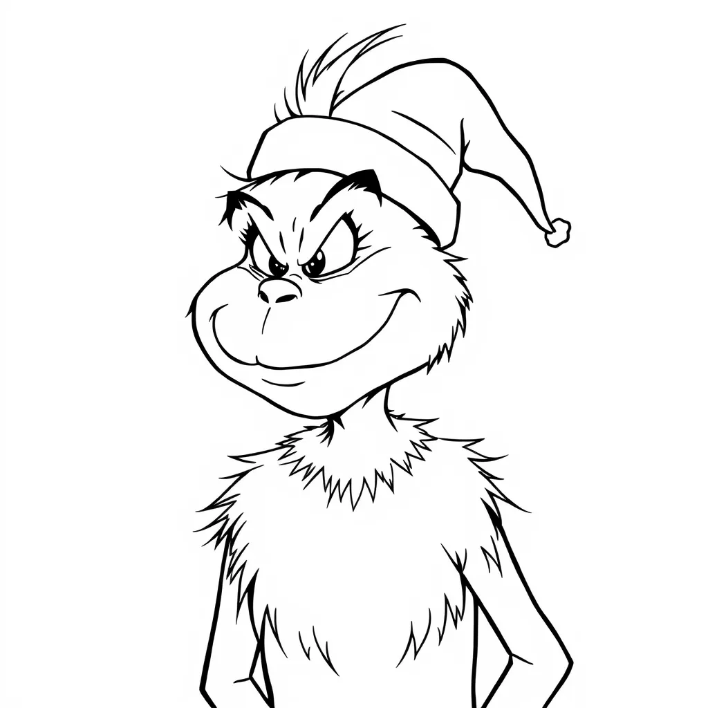 Christmas grinch coloring pages