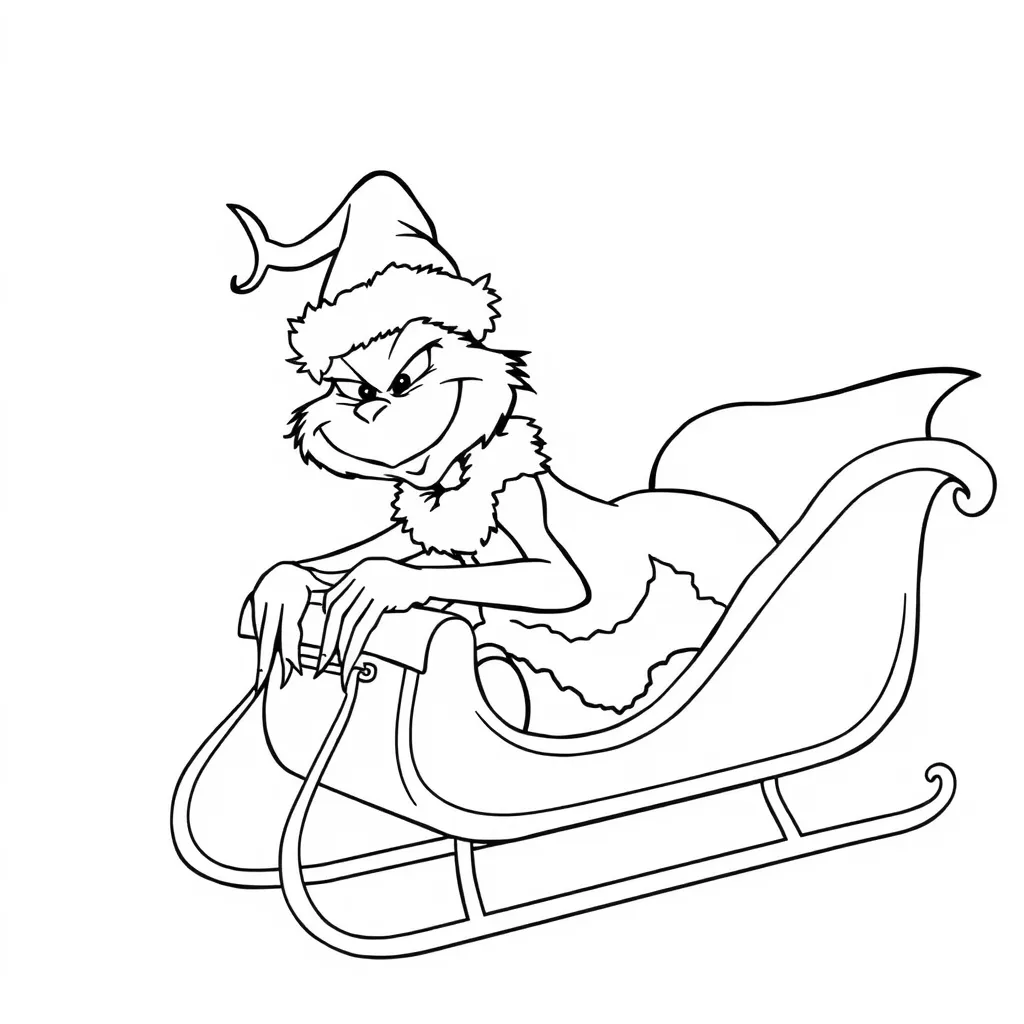 grinch coloring book