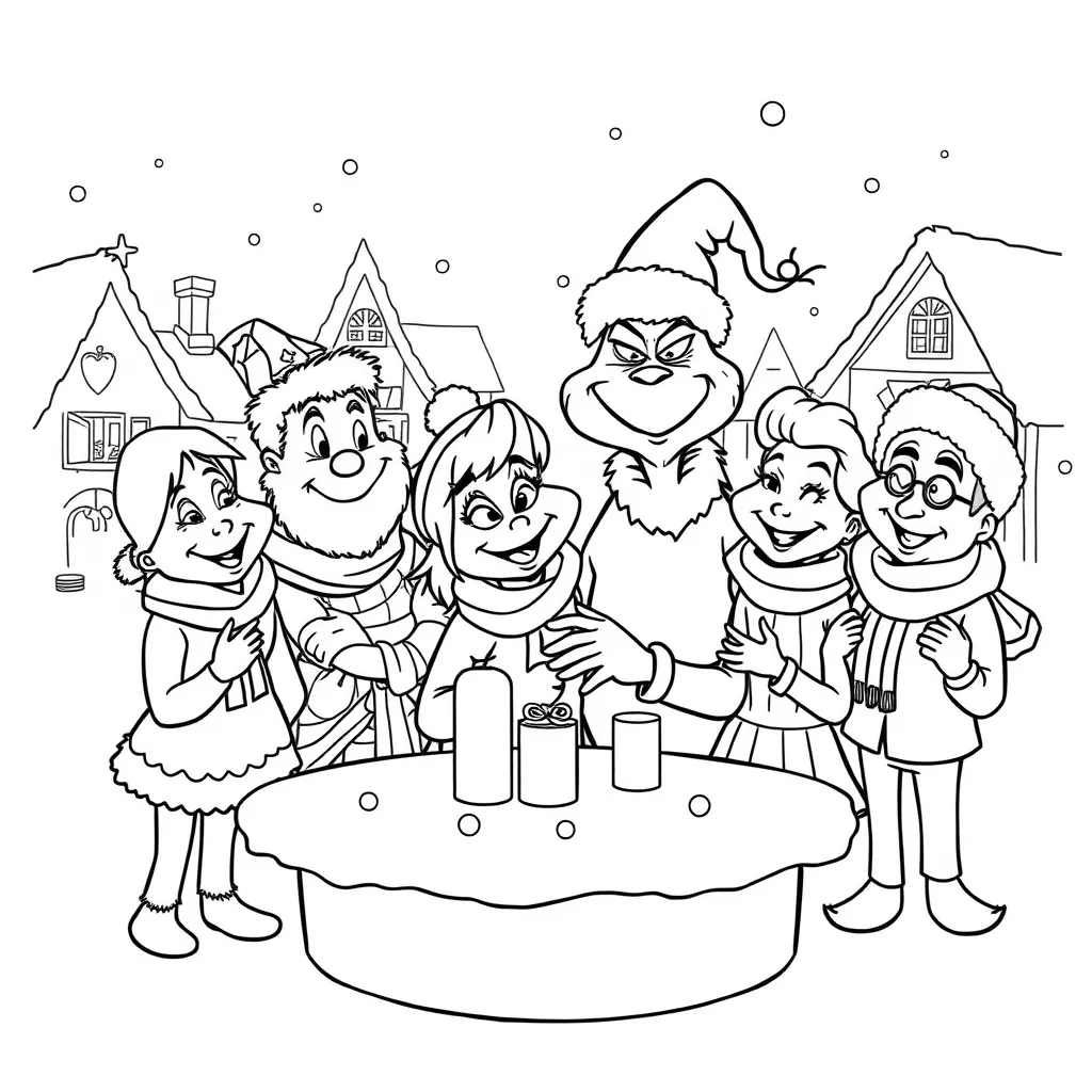 Grinch coloring Pages