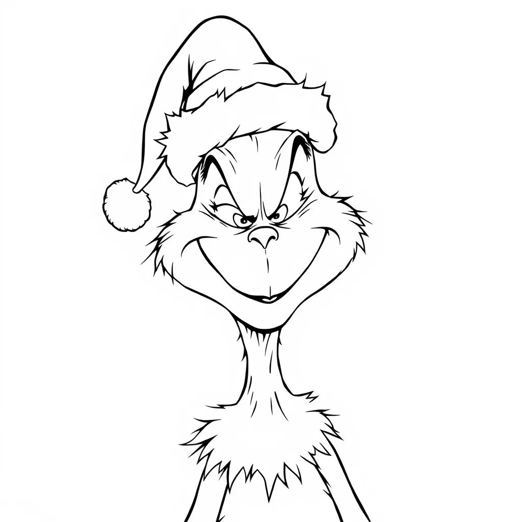 Grinch coloring Pages Printable