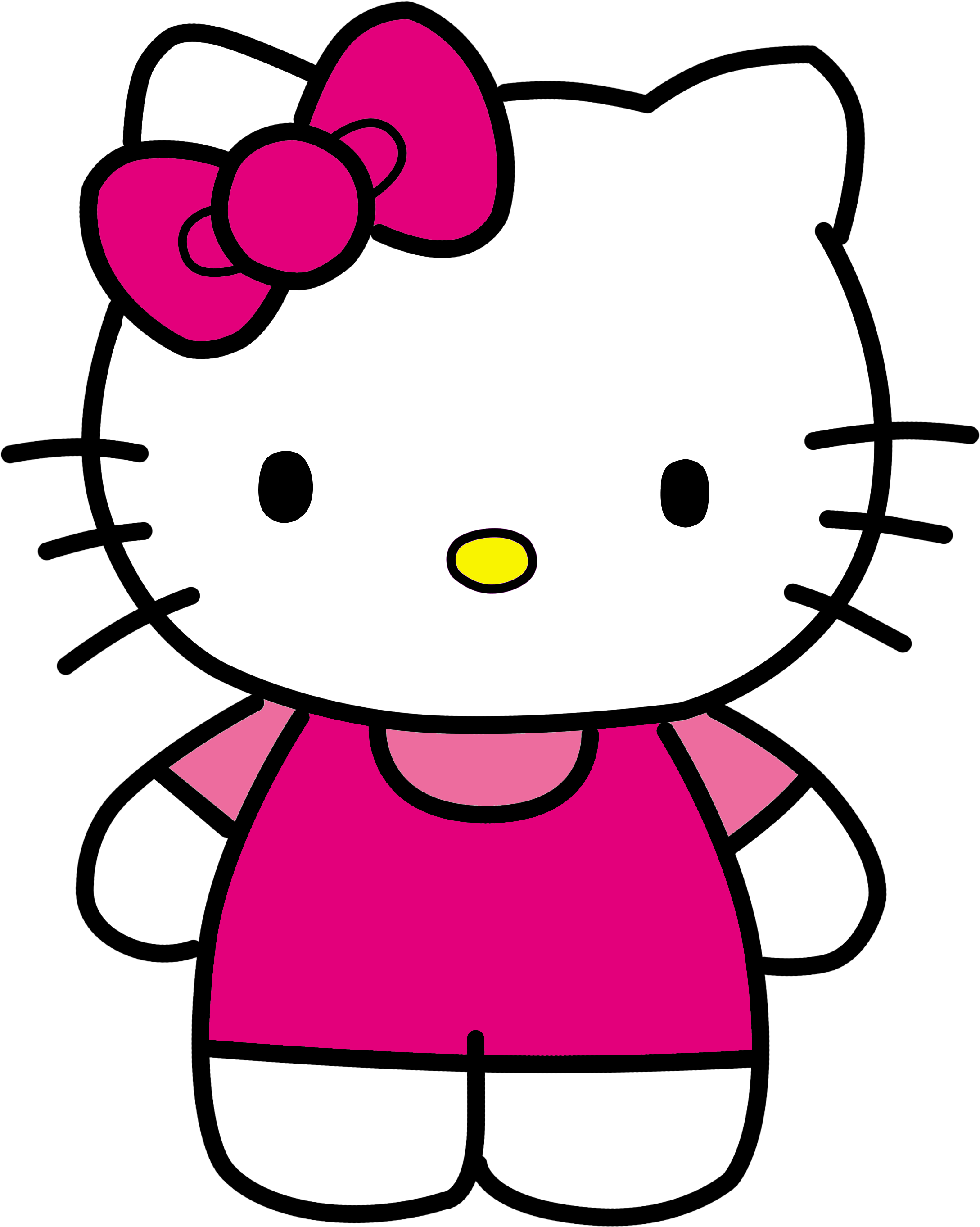 Hello Kitty Coloring Page