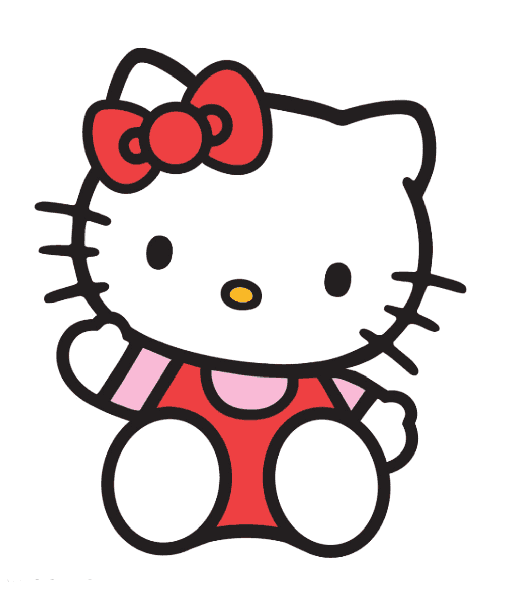 Hello Kitty Coloring Page