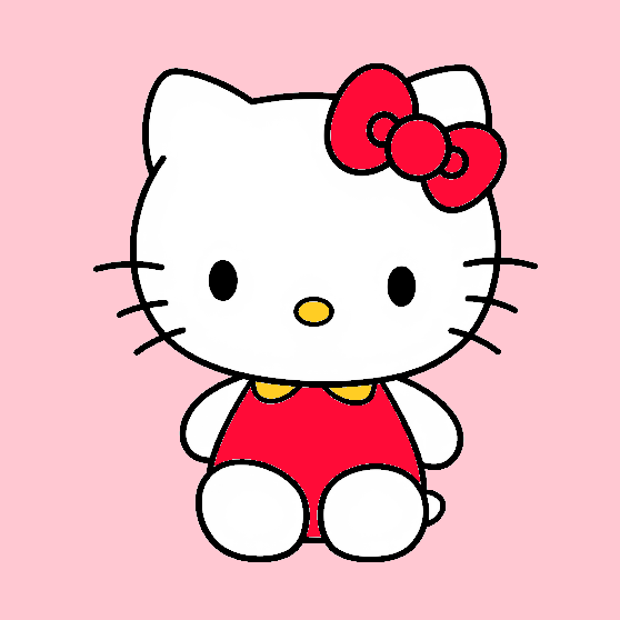 Hello Kitty Coloring Page