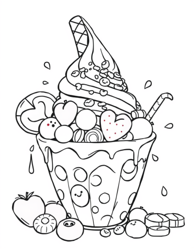 Candy And Fruit Explosion