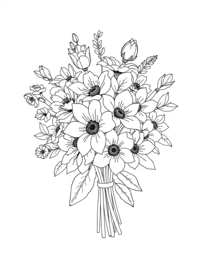 A Bouquet Of Flowers For Mom