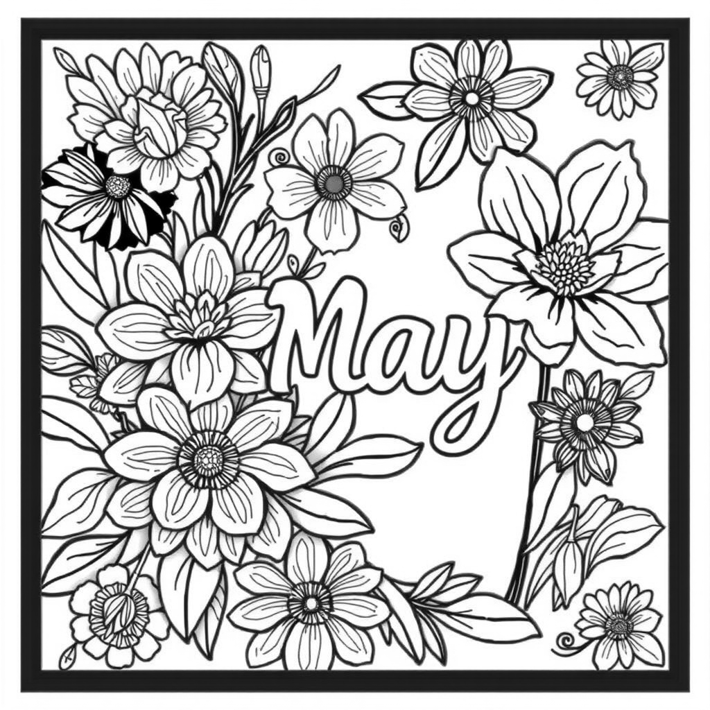 May Day Coloring Pages