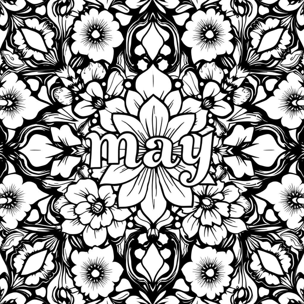 May Day Coloring Pages