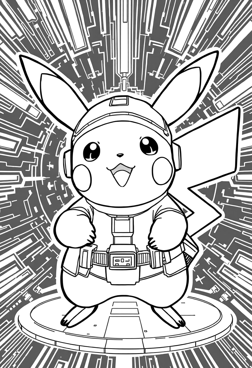 Pikachu becomes the Future Soldier