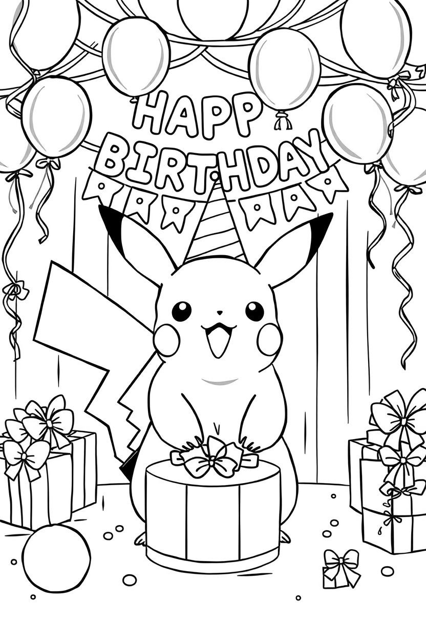 Pikachu birthday party