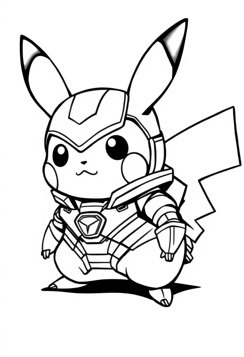 Pikachu in Iron Man costume