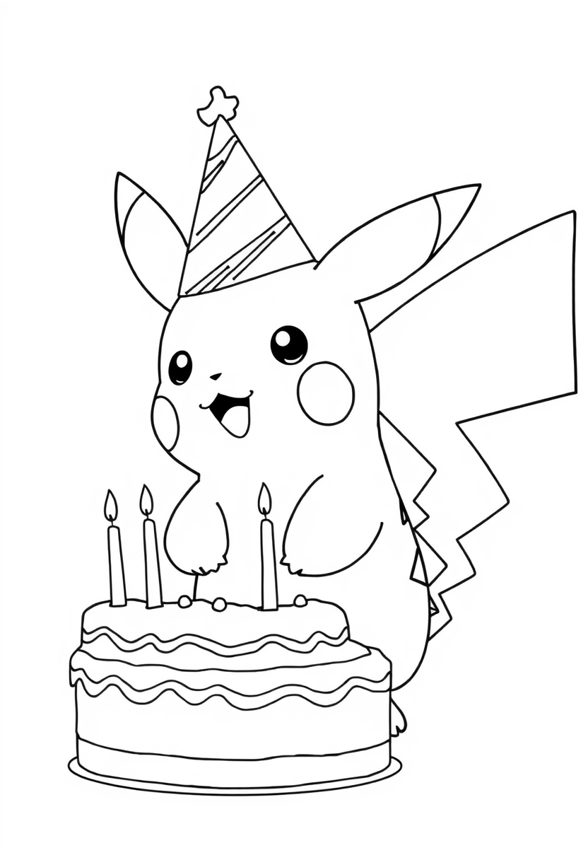 Pikachu making a wish