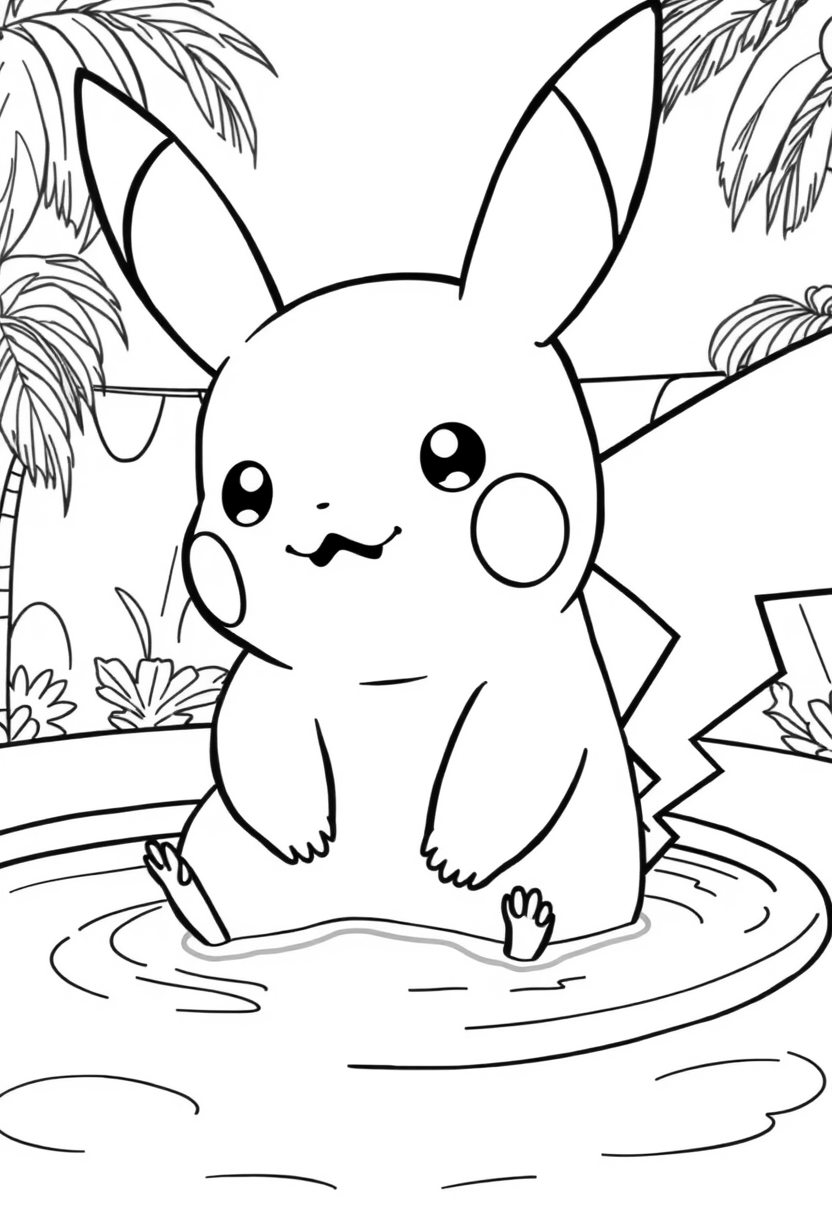 Pikachu pool arty