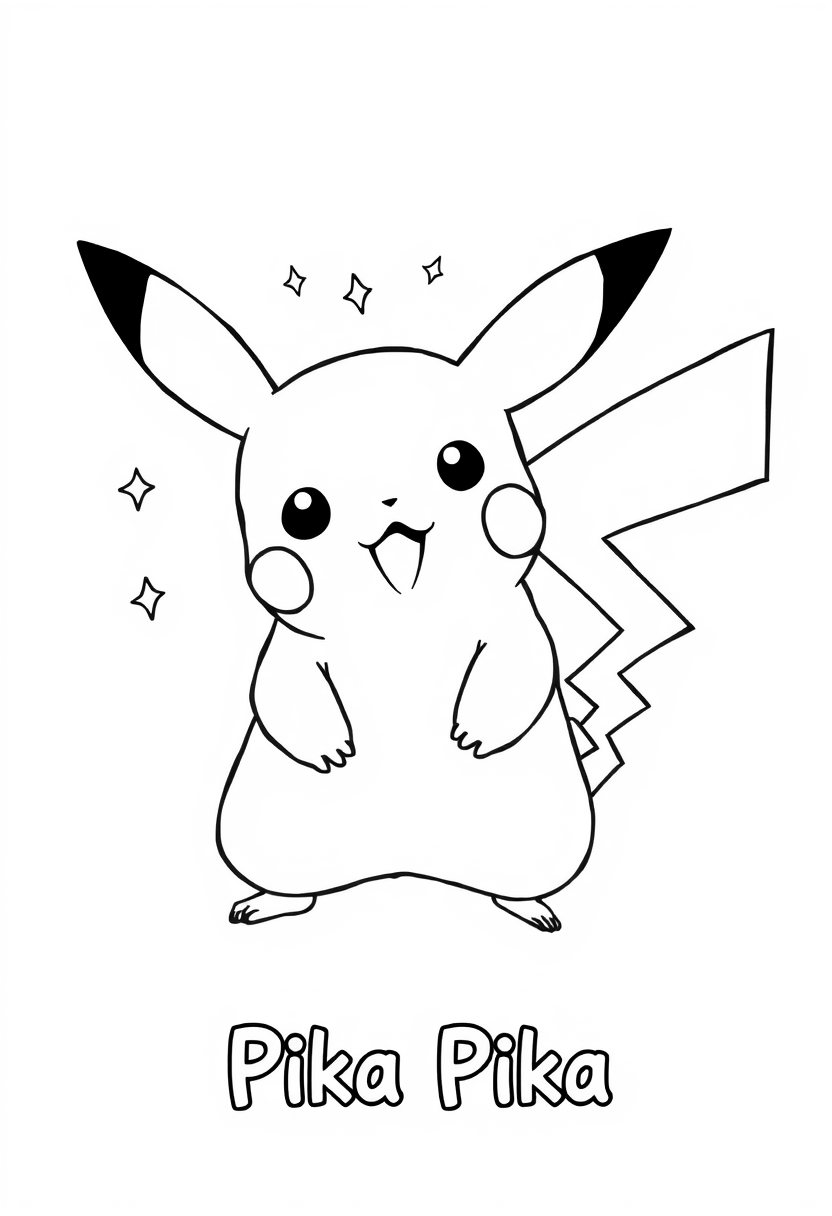 sparks come out of pikachu body