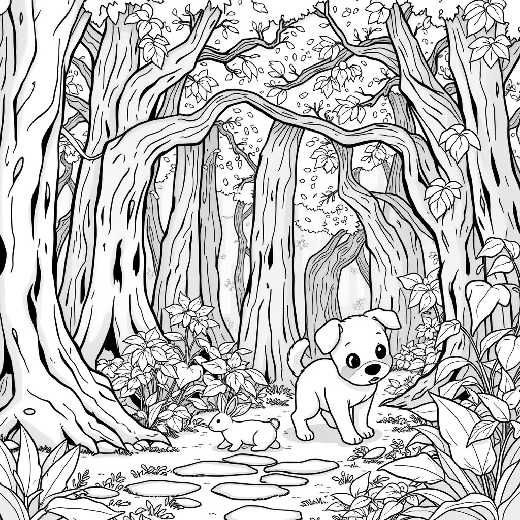 puppy-in-the-forest