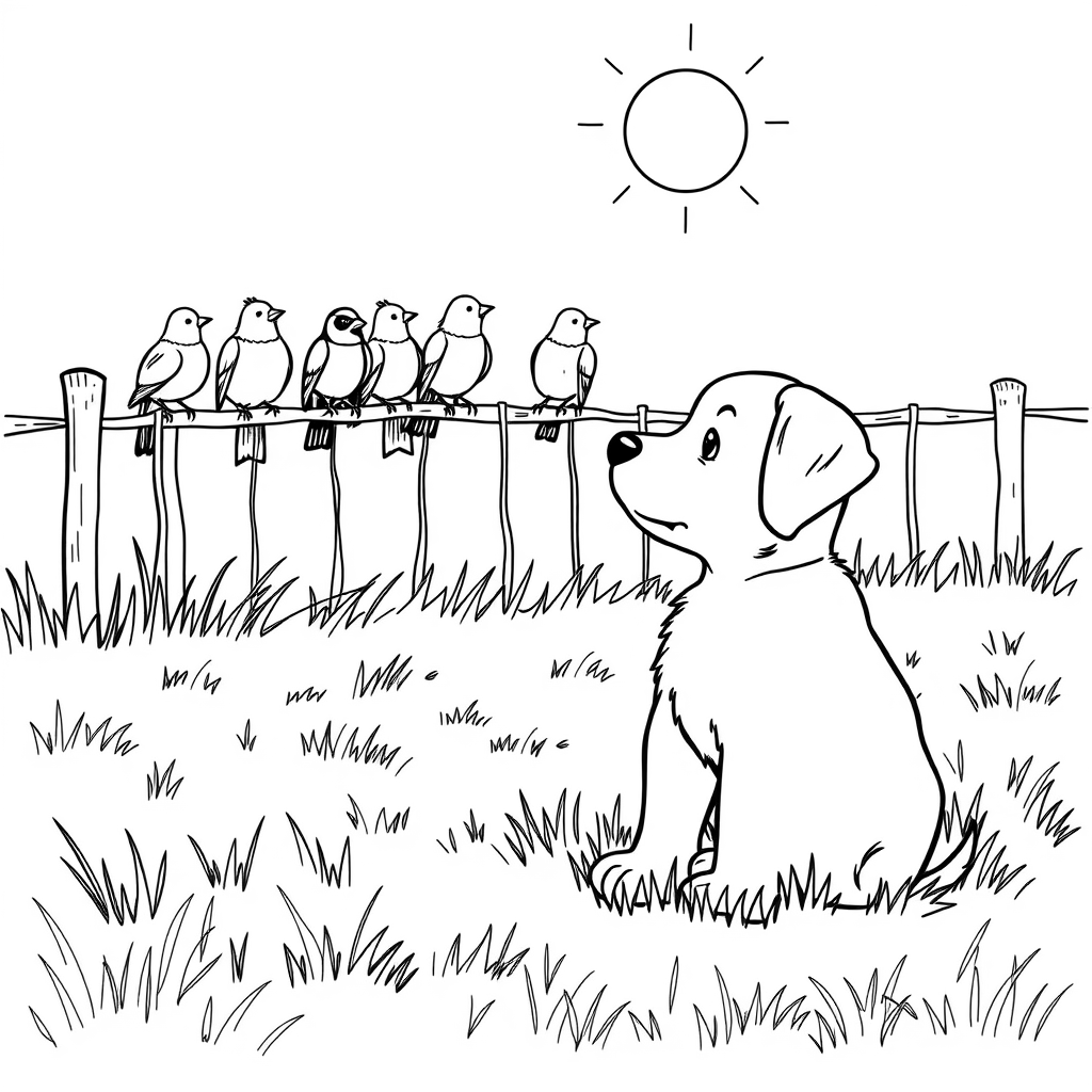 puppy-watching-birds