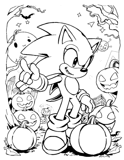 Spooky Halloween Night With Sonic