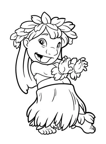 Lilo Coloring Page