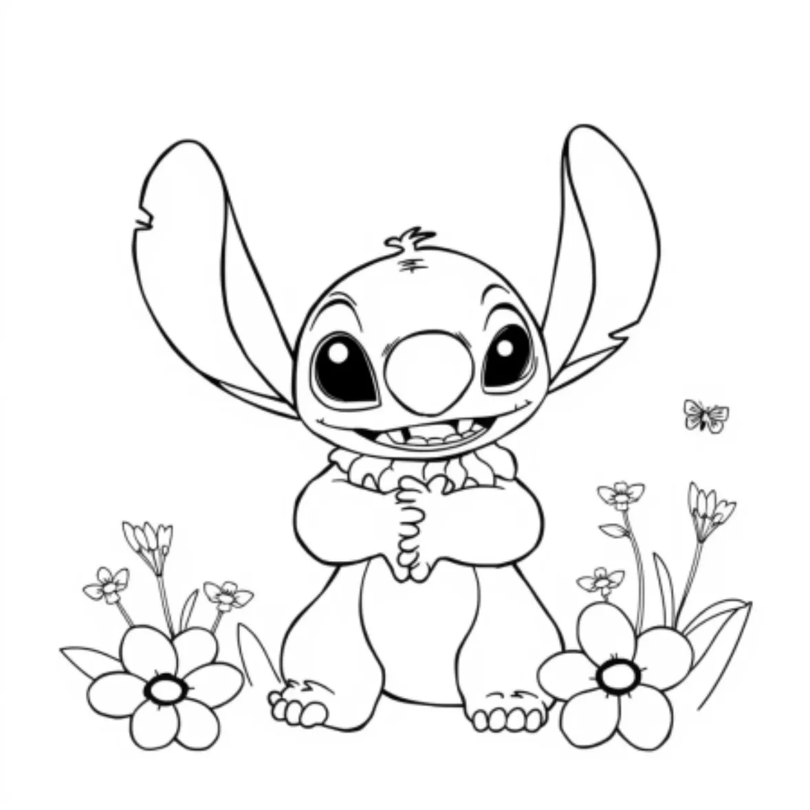 Cute Stitch Coloring Pages