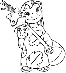 Lilo and Stitch coloring page