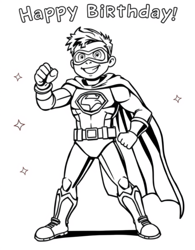 Superhero Saving The Day With A Smile