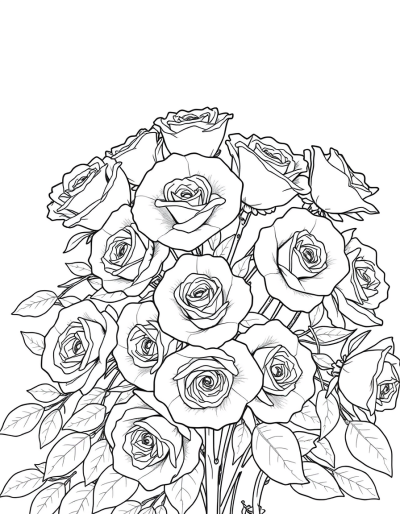 Blank Roses Waiting For Hue