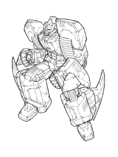 Transformers Coloring Pages 1