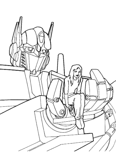Transformers Coloring Pages 4