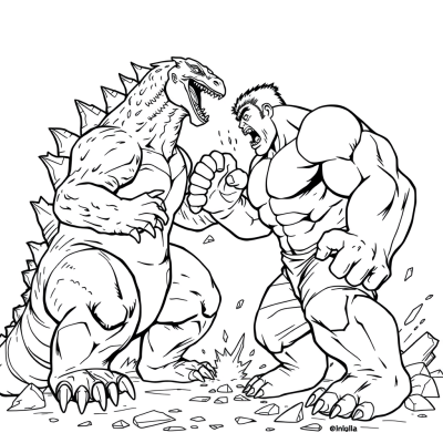 Godzilla Vs Hulk