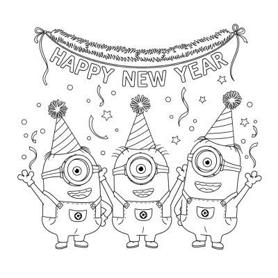 Minions New Year party
