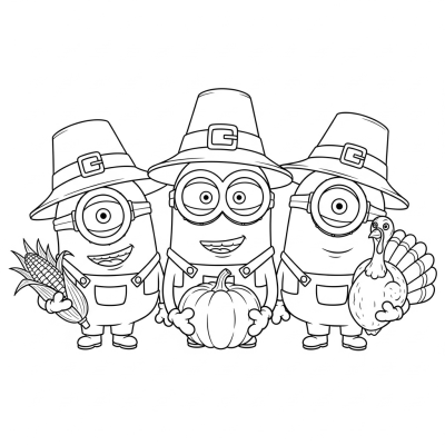 Thanksgiving Minions feast