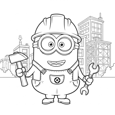Worker Minion with tools
