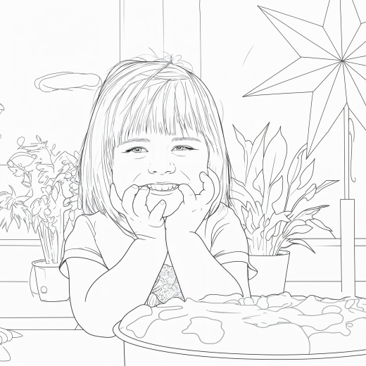 image to coloring page